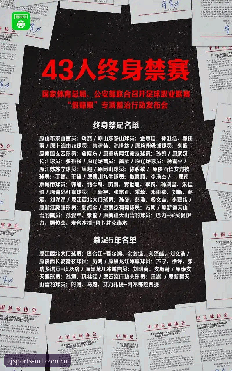 冠竞体育怎么样手机版 揭秘足协第三批禁足名单:17人终身禁足背后,冠竞体育官网手机版里的足球治理新信号